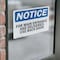 Signmission For Main Entrance And Deliveries Use Back Door OSHA Notice Sign, Vinyl Decal, 14in W x 10in L, 2PK OS-2PACK-NS-D-1014-L-12854 - alternate 3